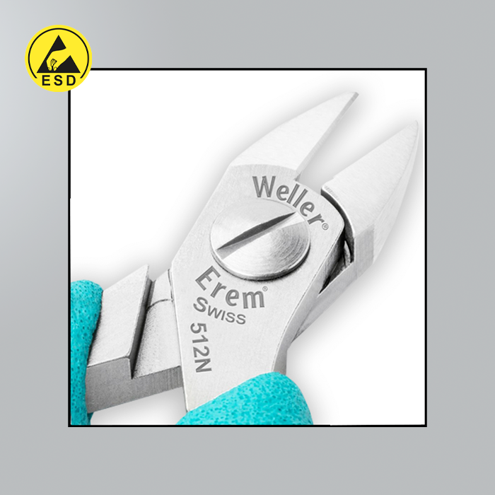 Erem 512N - Oval Head Side Cutter - Semi Flush ESD (E-512N) Erem 512N - Oval Head Side Cutter - Semi Flush ESD (E-512N)